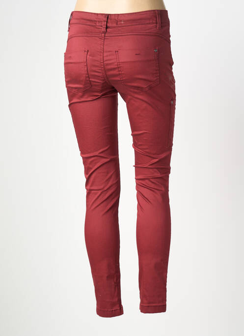 Pantalon slim stretch rouge STREET ONE femme