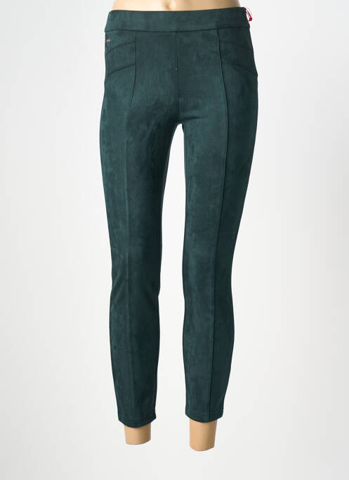 Pantalon 7/8 stretch taille normale vert STREET ONE femme