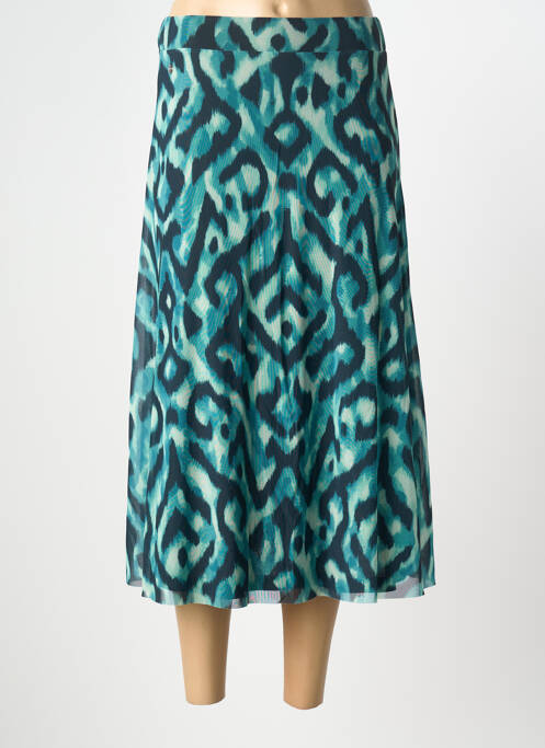 Jupe mi-longue doublure textile vert STREET ONE femme