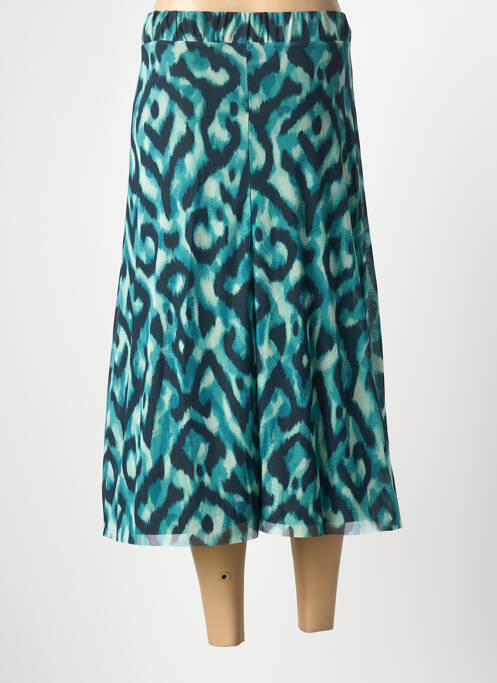 Jupe mi-longue doublure textile vert STREET ONE femme