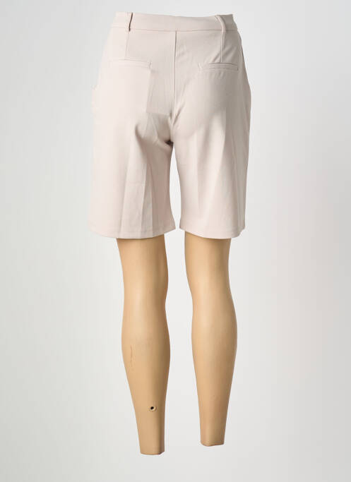 Bermuda taille à pinces taille normale beige JDY femme
