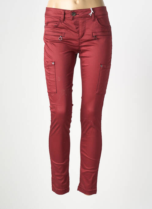 Pantalon slim rouge STREET ONE femme