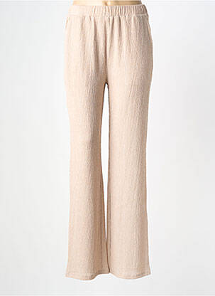 Pantalon droit stretch taille normale beige IVY BEAU femme