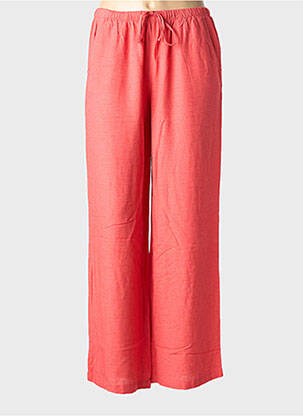 Pantalon droit taille élastique taille normale rose JDY femme