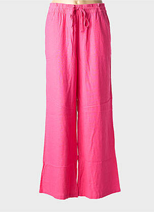 Pantalon droit tissage popeline taille normale rose JDY femme