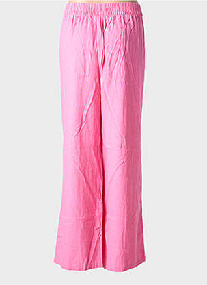 Pantalon droit tissage popeline taille normale rose JDY femme