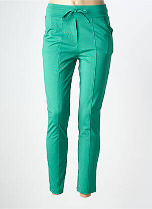 Pantalon slim taille élastique taille normale vert ES&SY femme