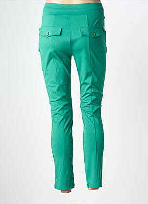 Pantalon slim taille élastique taille normale vert ES&SY femme