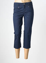 Pantacourt stretch taille normale bleu STREET ONE femme
