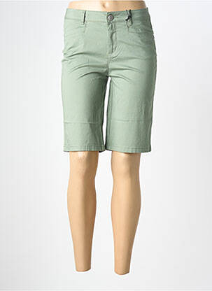Bermuda vert STREET ONE femme