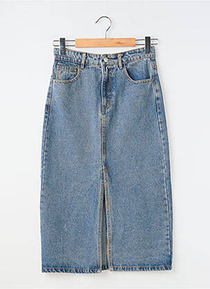 Jupe mi-longue bleu COMPAÑIA FANTASTICA femme