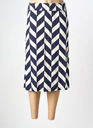 Jupe mi-longue bleu STREET ONE femme