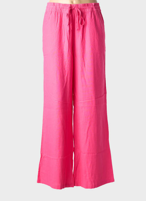 Pantalon droit tissage popeline taille normale rose JDY femme