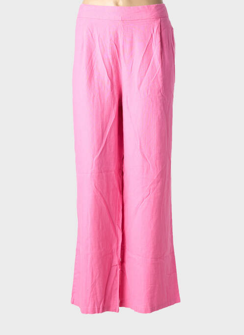 Pantalon droit tissage popeline taille normale rose JDY femme