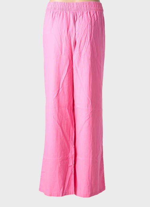 Pantalon droit tissage popeline taille normale rose JDY femme