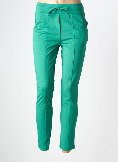 Pantalon slim taille élastique taille normale vert ES&SY femme