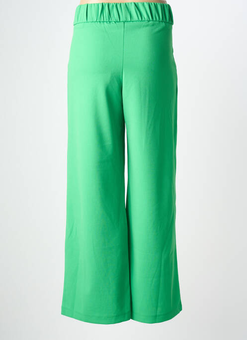 Pantalon droit tissage crêpe taille normale vert JDY femme
