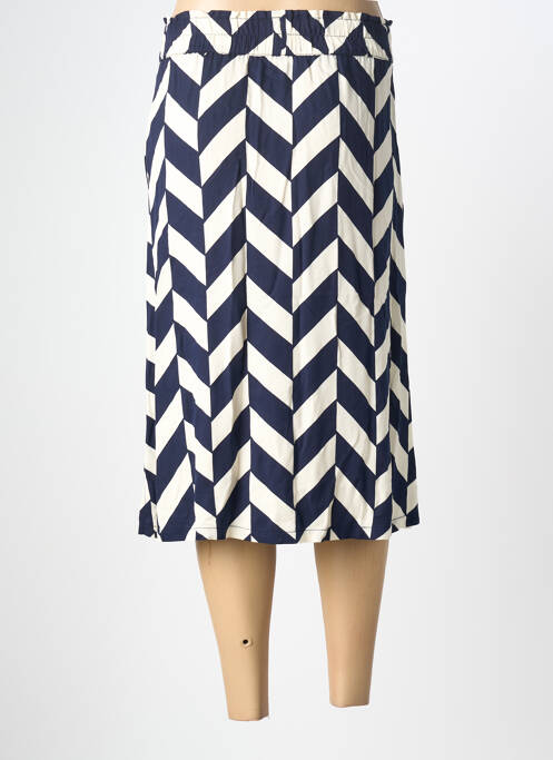 Jupe mi-longue bleu STREET ONE femme