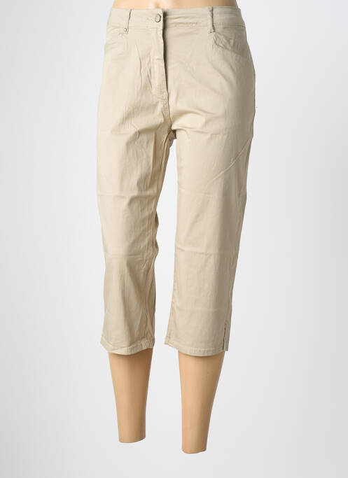 Pantacourt beige KALISSON femme
