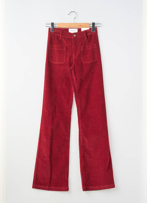 Pantalon flare rouge LA PETITE ETOILE femme