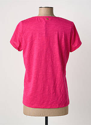 Top stretch manches courtes rose ÉTYMOLOGIE femme