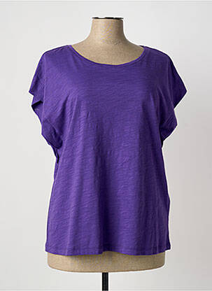 T-shirt violet ÉTYMOLOGIE femme