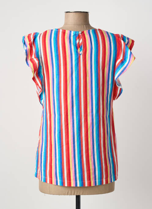 Top manches courtes manches courtes rouge ÉTYMOLOGIE femme