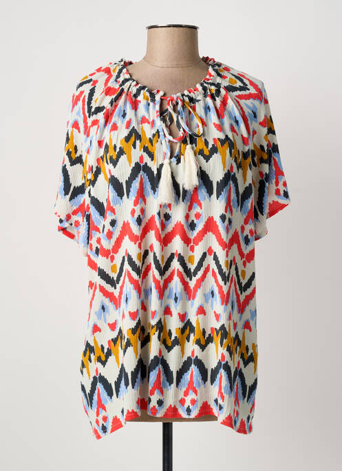 Blouse rouge ÉTYMOLOGIE femme