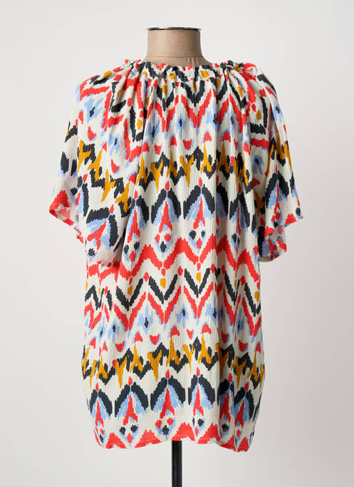 Blouse rouge ÉTYMOLOGIE femme