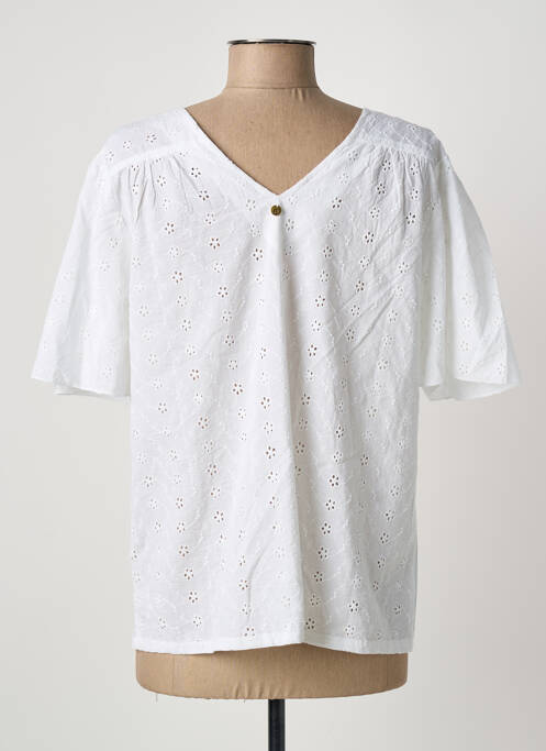 Chemisier blanc ÉTYMOLOGIE femme