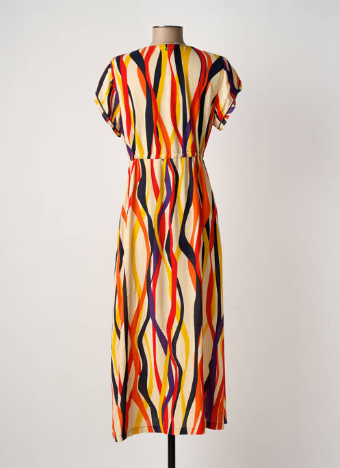 Robe longue orange ÉTYMOLOGIE femme