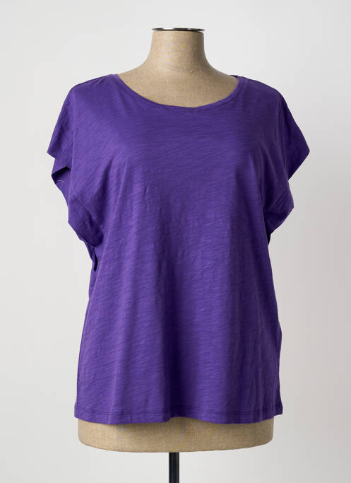 T-shirt violet ÉTYMOLOGIE femme