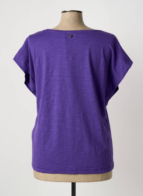 T-shirt violet ÉTYMOLOGIE femme