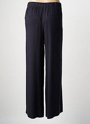 Pantalon droit tissage popeline taille normale noir ÉTYMOLOGIE femme