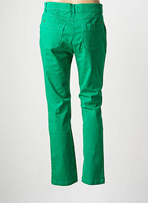 Pantalon slim taille normale taille normale vert ÉTYMOLOGIE femme