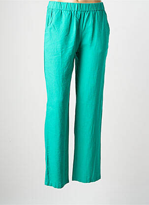 Pantalon chino taille normale taille normale vert ÉTYMOLOGIE femme