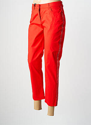 Pantacourt taille normale taille normale rouge ÉTYMOLOGIE femme