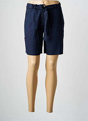 Bermuda taille élastique taille normale bleu ÉTYMOLOGIE femme