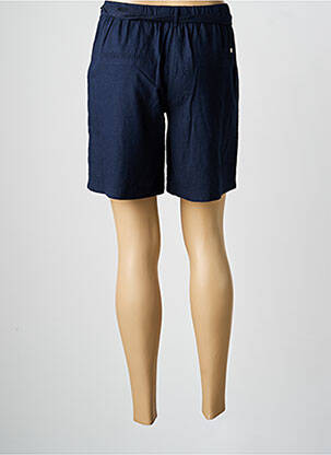 Bermuda taille élastique taille normale bleu ÉTYMOLOGIE femme
