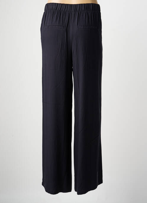 Pantalon droit tissage popeline taille normale noir ÉTYMOLOGIE femme