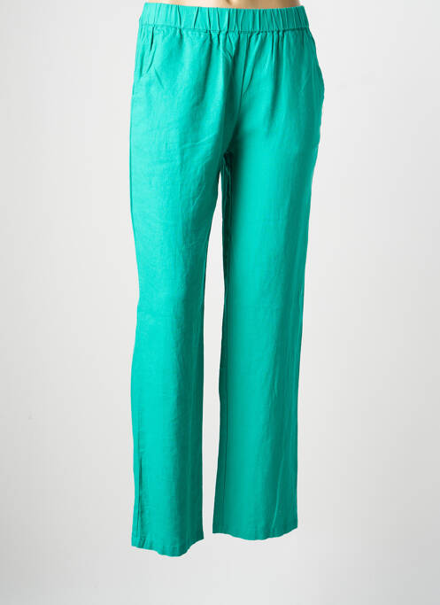 Pantalon chino taille normale taille normale vert ÉTYMOLOGIE femme
