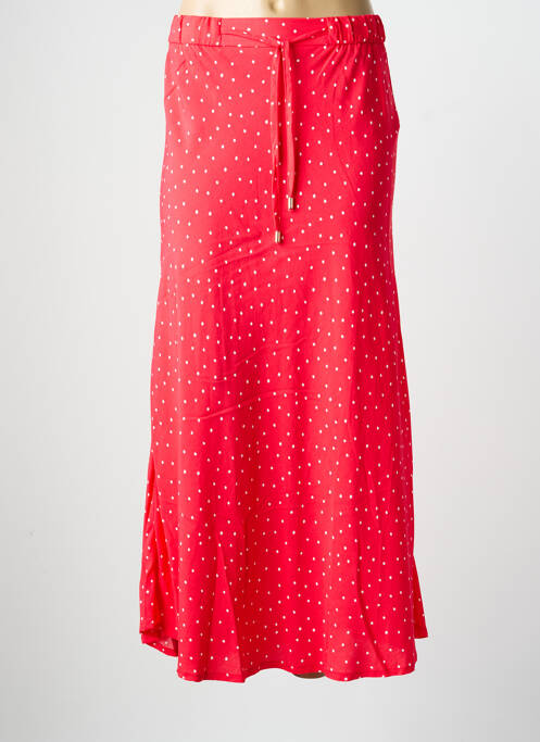 Jupe longue coupe fluide rose ÉTYMOLOGIE femme