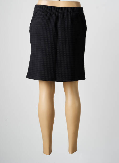 Jupe mi-longue noir ÉTYMOLOGIE femme