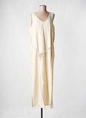 Robe longue sans manche sans manche beige JDY femme