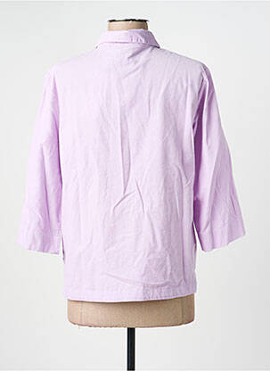 Chemisier coupe droite manches 3/4 violet STREET ONE femme