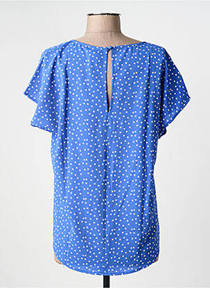 Blouse col rond manches courtes bleu clair JACQUELINE DE YONG femme