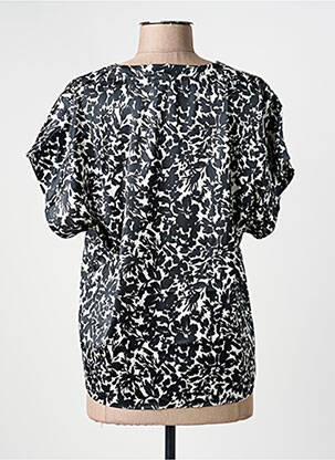 Blouse imprimé fleurs manches courtes noir JACQUELINE DE YONG femme