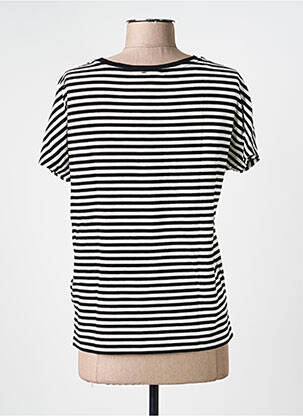 T-shirt stretch manches courtes noir STREET ONE femme