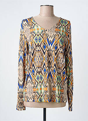 T-shirt manches longues manches longues beige IVY BEAU femme