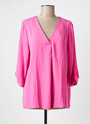 Blouse manches 3/4 manches 3/4 rose JACQUELINE DE YONG femme